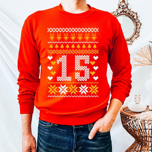 15 Tacky Sweatshirt - Red