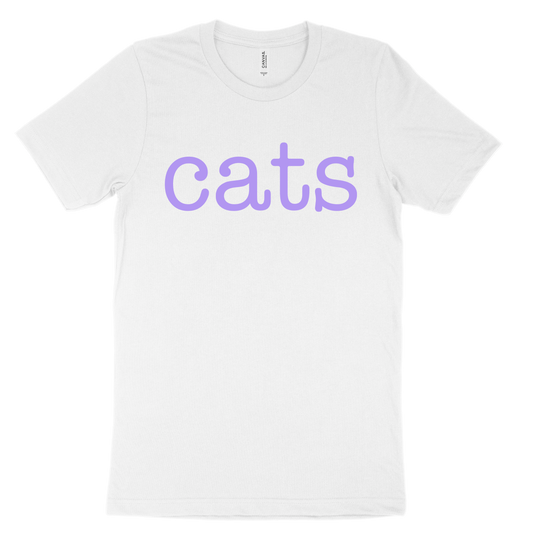 Cats Tee - White