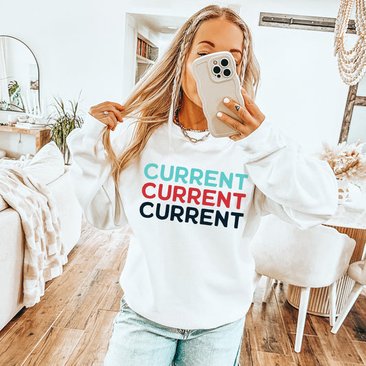 Current Sweatshirt - White