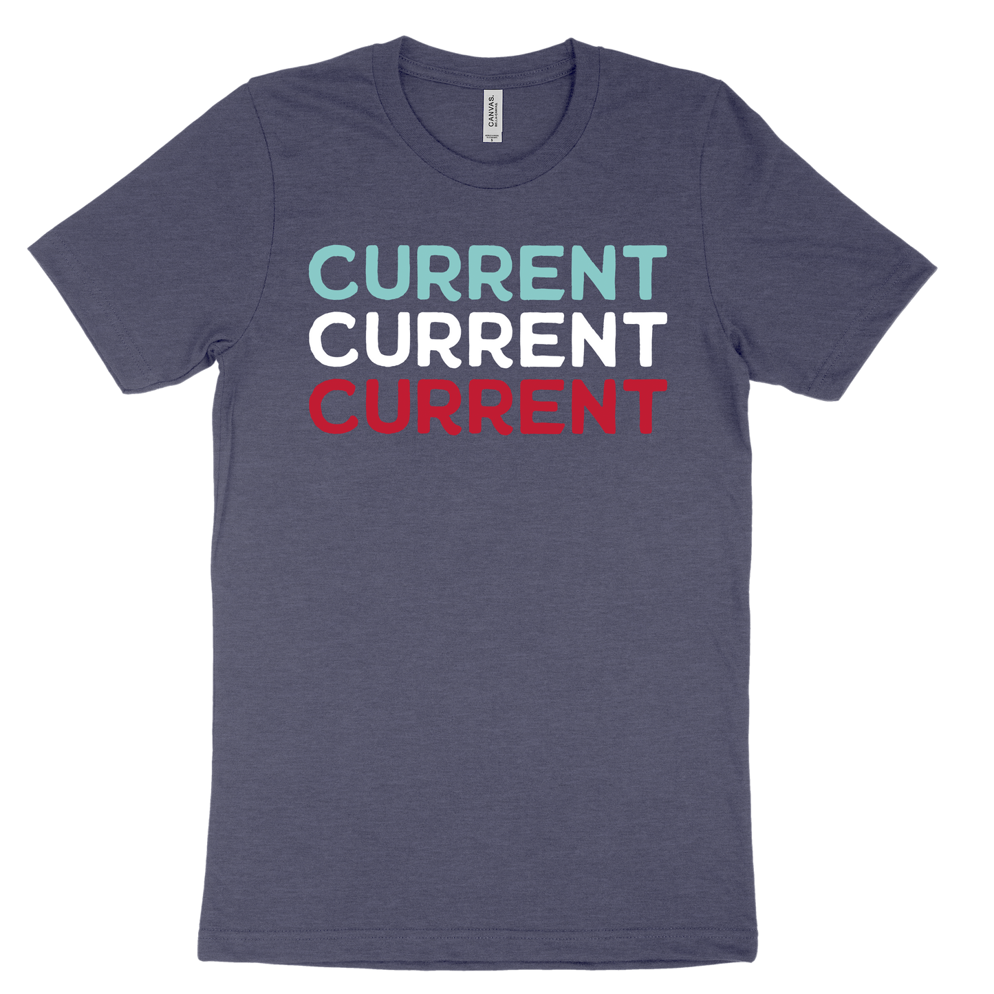 Current Tee - Navy