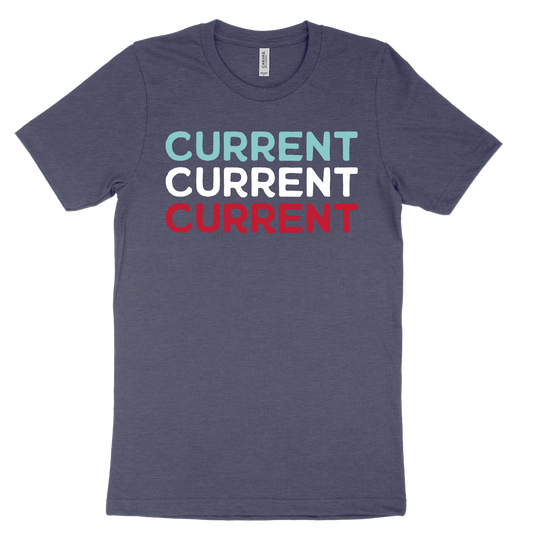 Current Tee - Navy