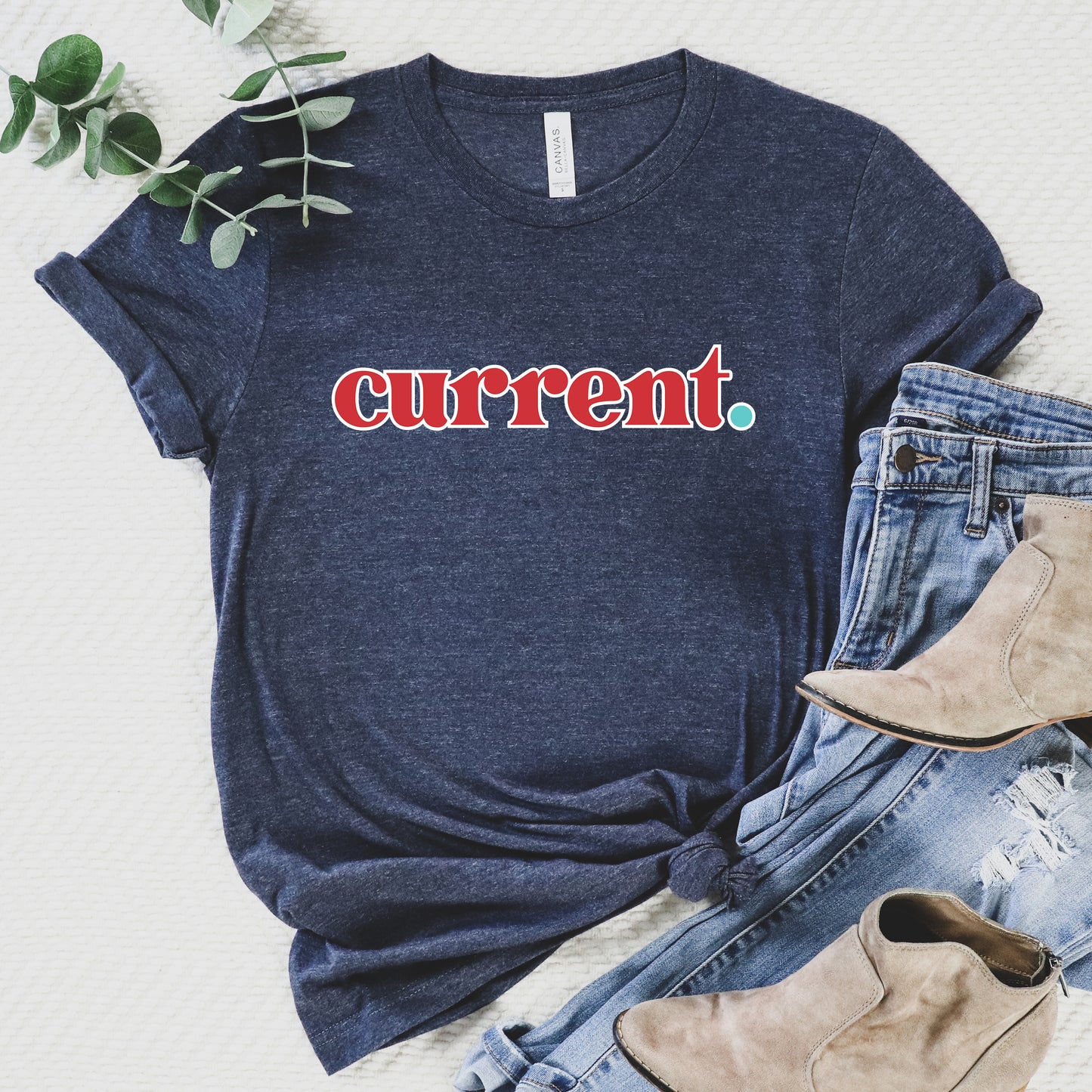 Current Period Tee - Navy