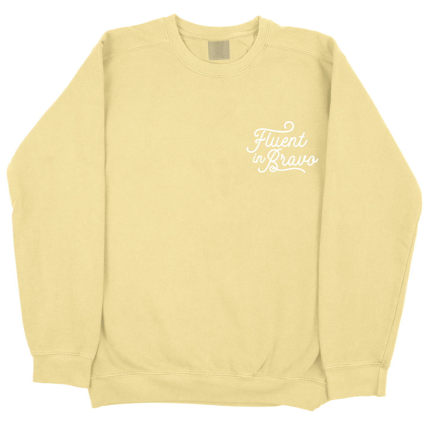 Fluent In Bravo CC Sweatshirt - Butter