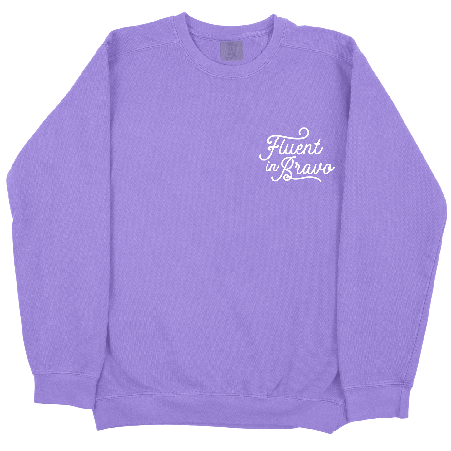 Fluent In Bravo CC Sweatshirt - Violet