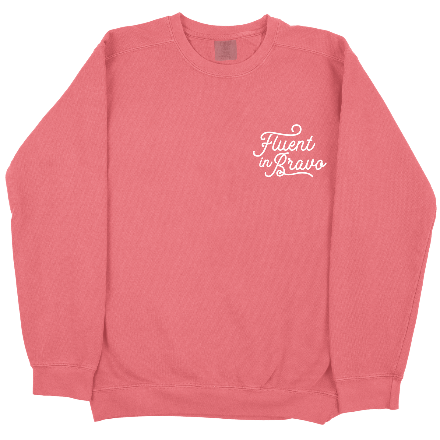 Fluent In Bravo CC Sweatshirt - Watermelon