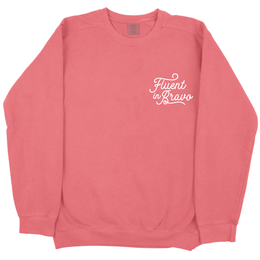 Fluent In Bravo CC Sweatshirt - Watermelon