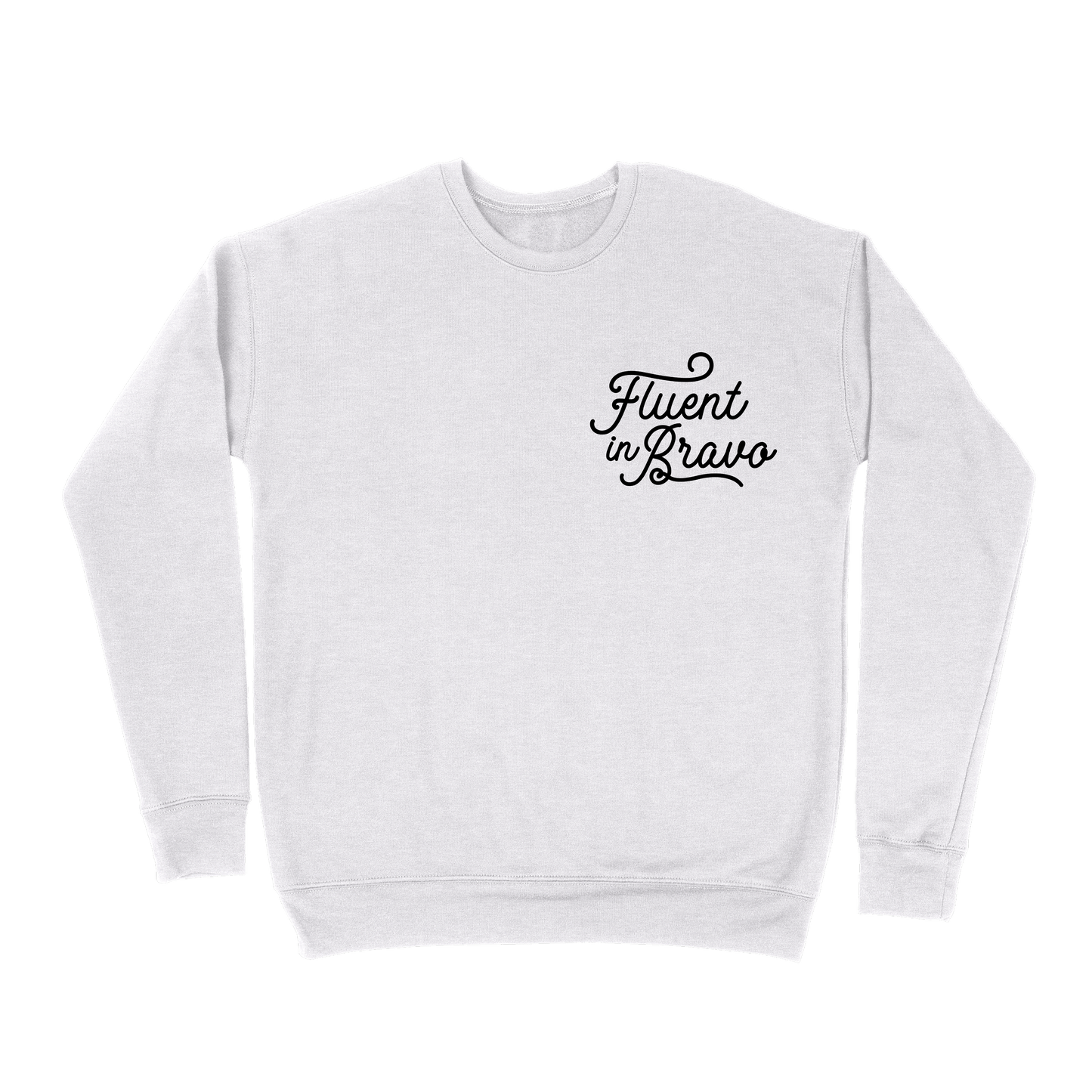 Fluent In Bravo Sweatshirt - Ash