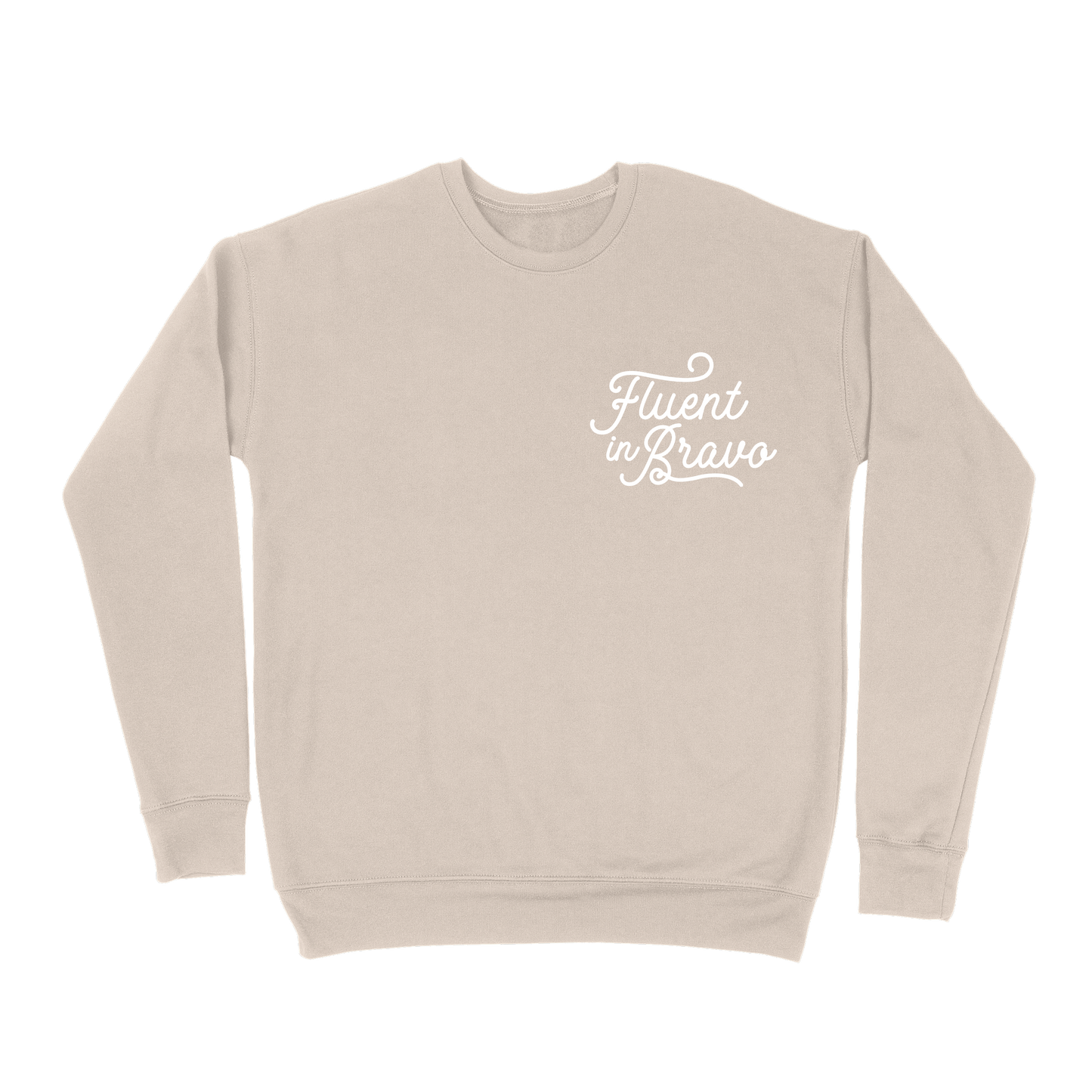 Fluent In Bravo Sweatshirt - Sand