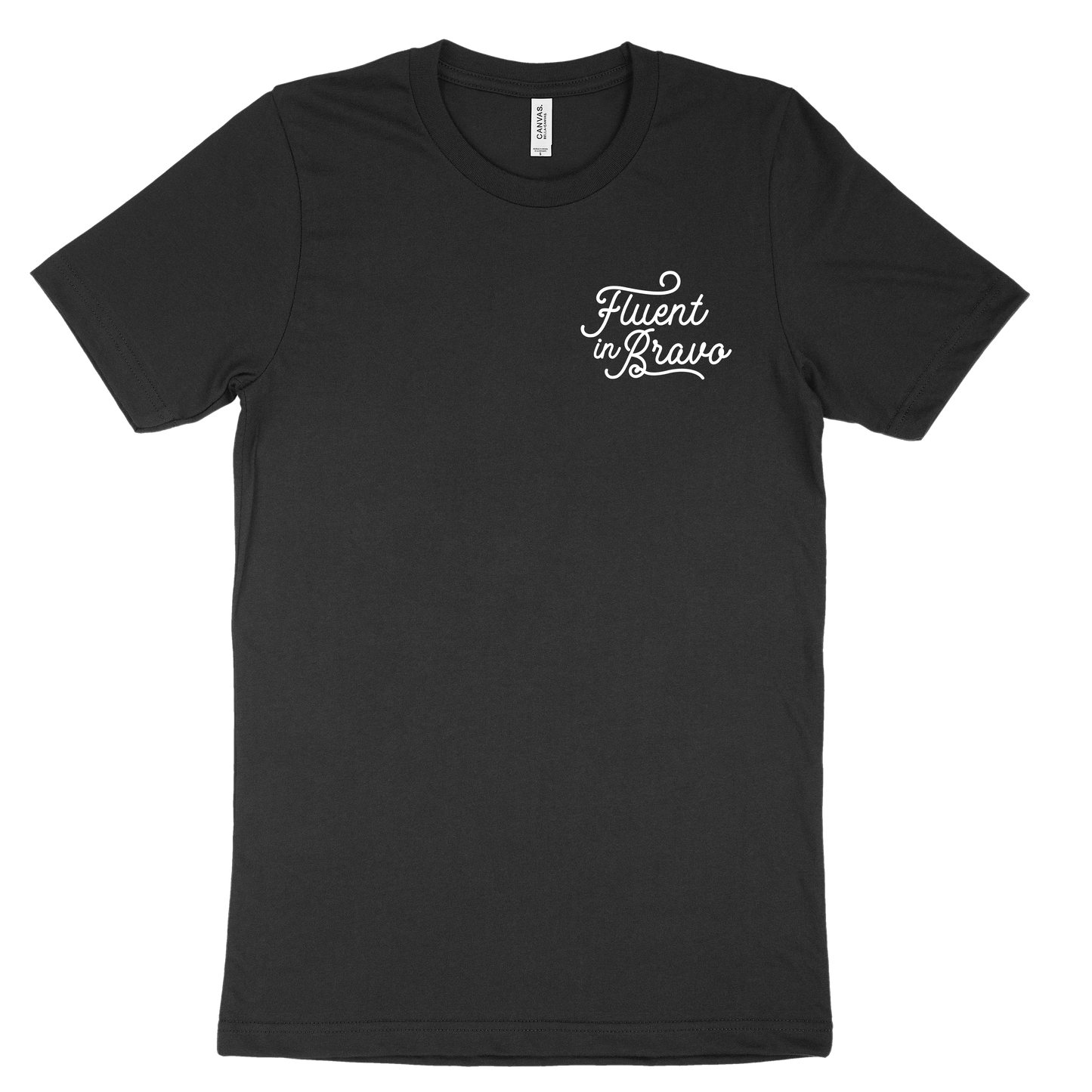 Fluent in Bravo Tee - Black