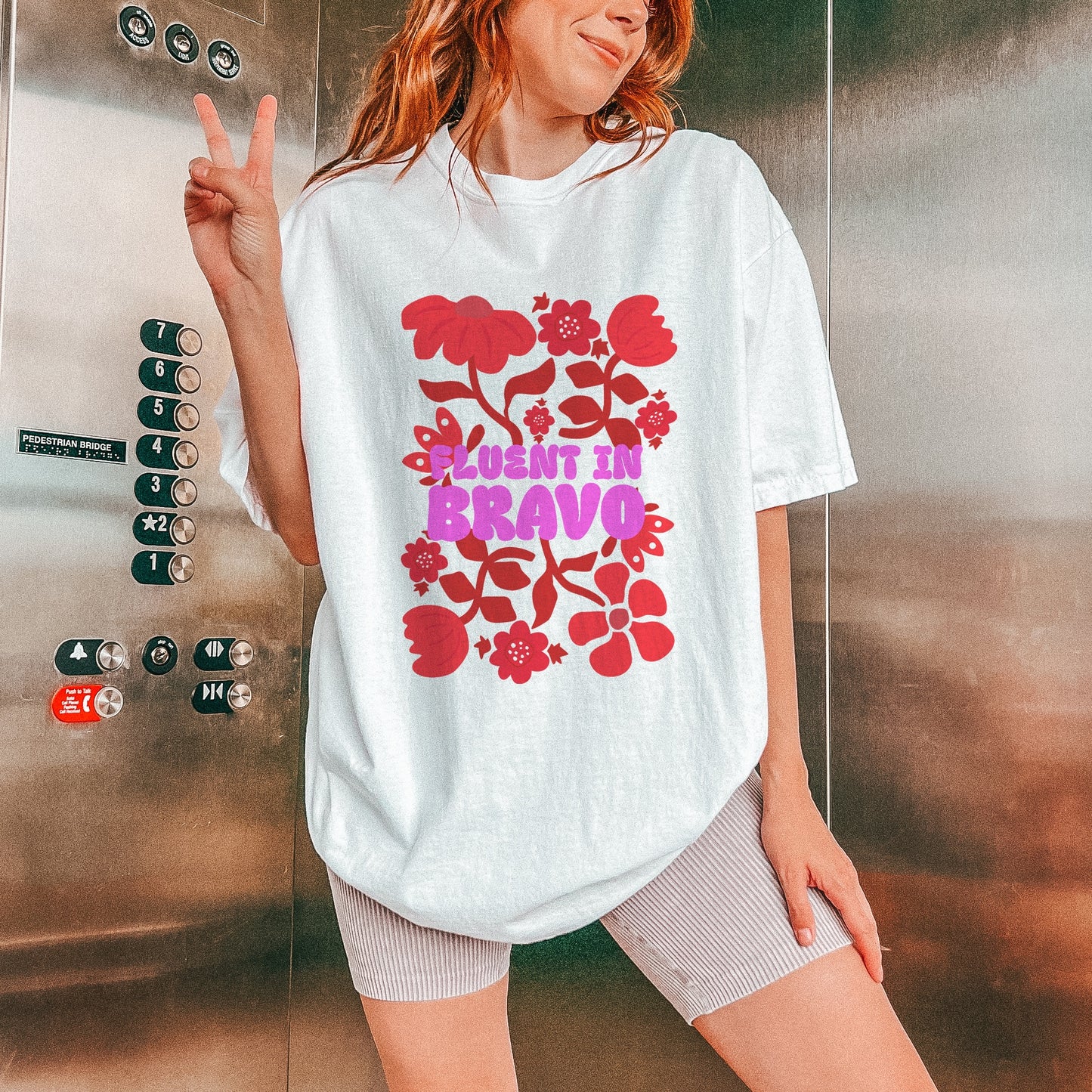 Fluent in Bravo CC Tee - Floral