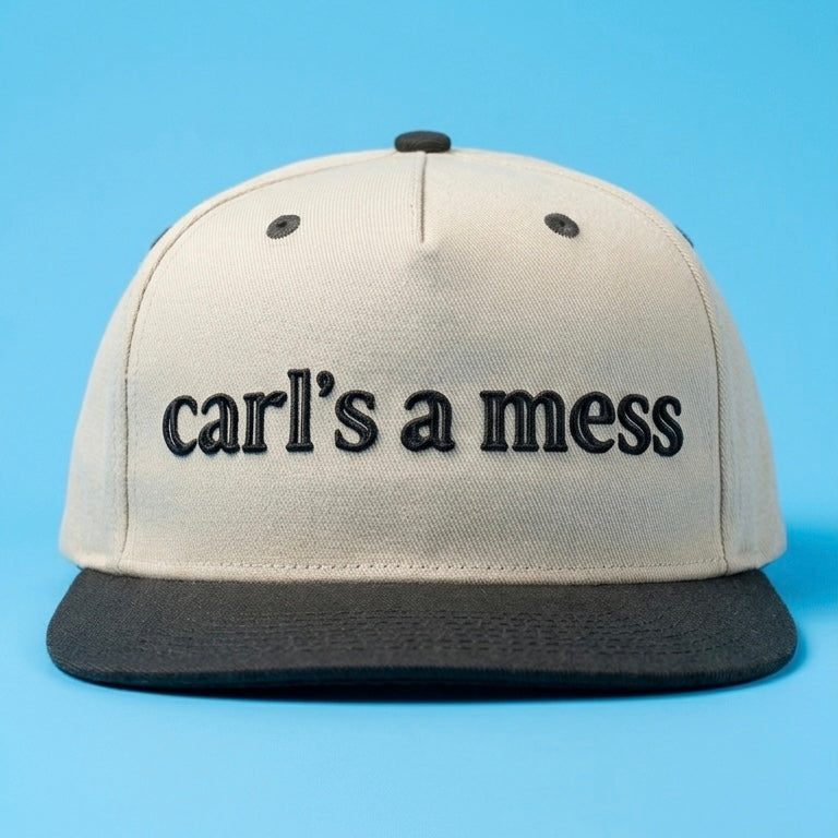Carl’s A Mess Trucker - Tan/Black