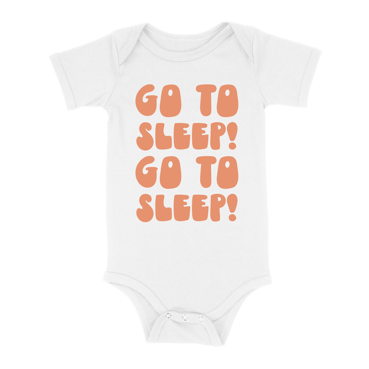 Go To Sleep! Baby - White