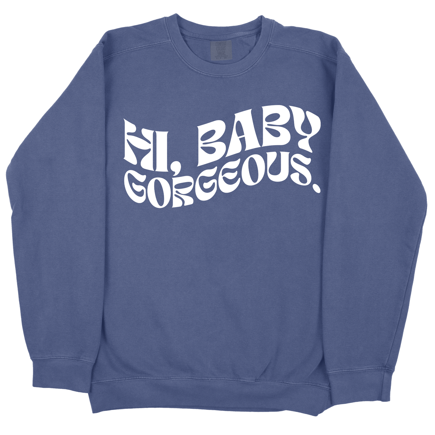Hi Baby Gorgeous CC Sweatshirt - Navy