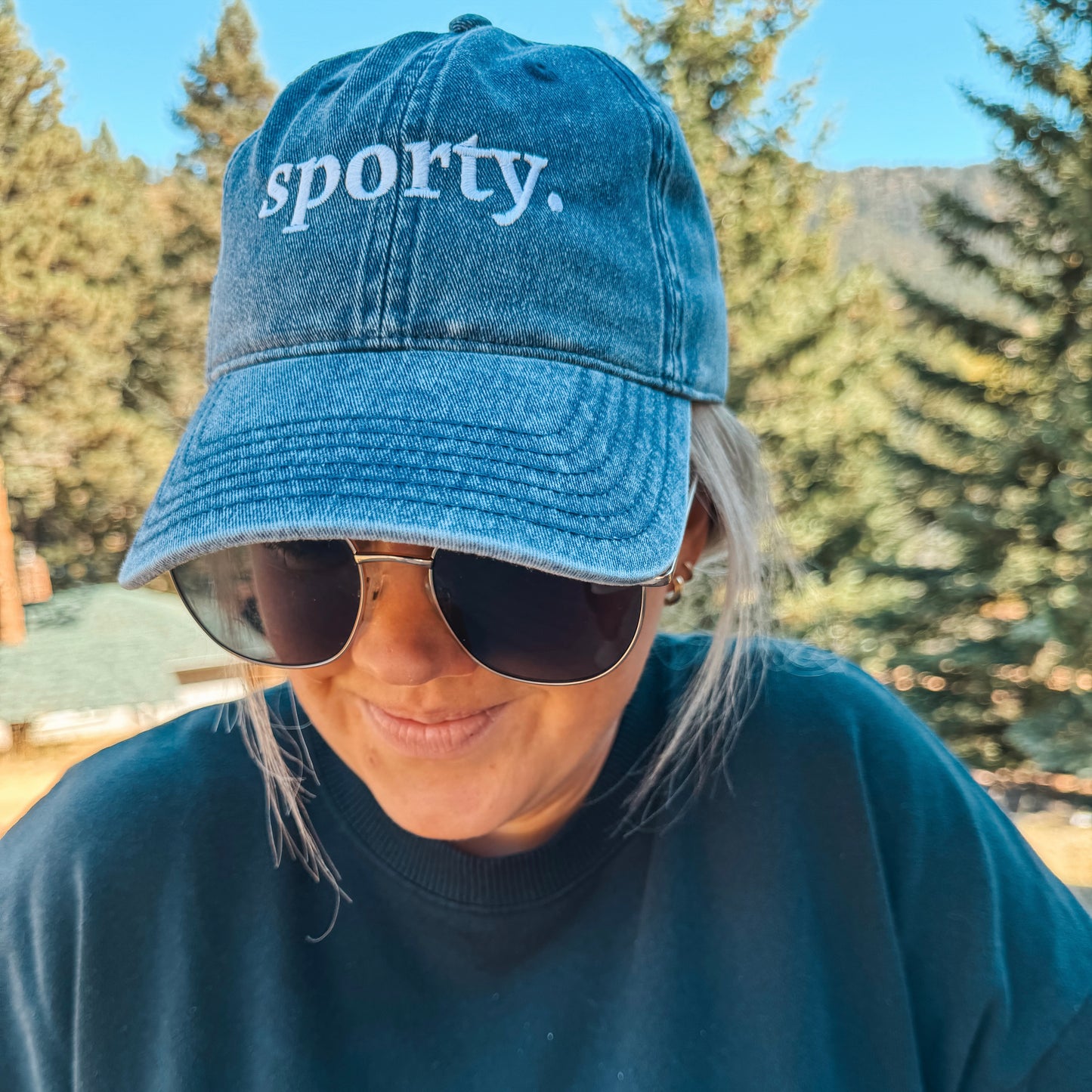 Sporty Dad Hat - Denim