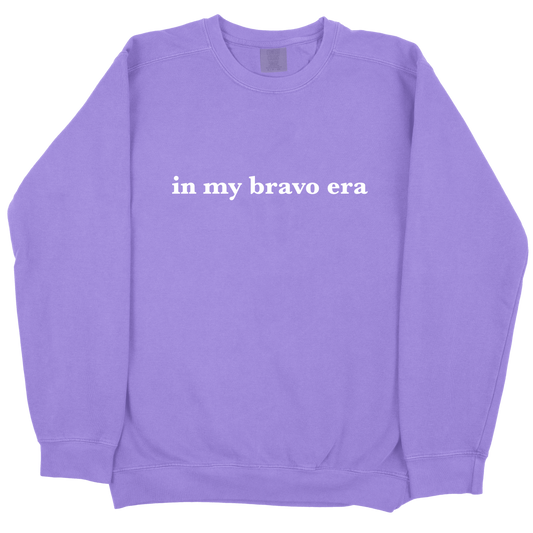 In My Bravo Era CC Sweatshirt - Violet