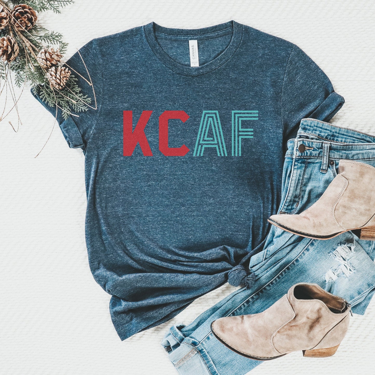 KCAF Tee - Navy