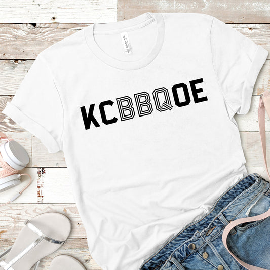 KC BBQ OE Tee - White