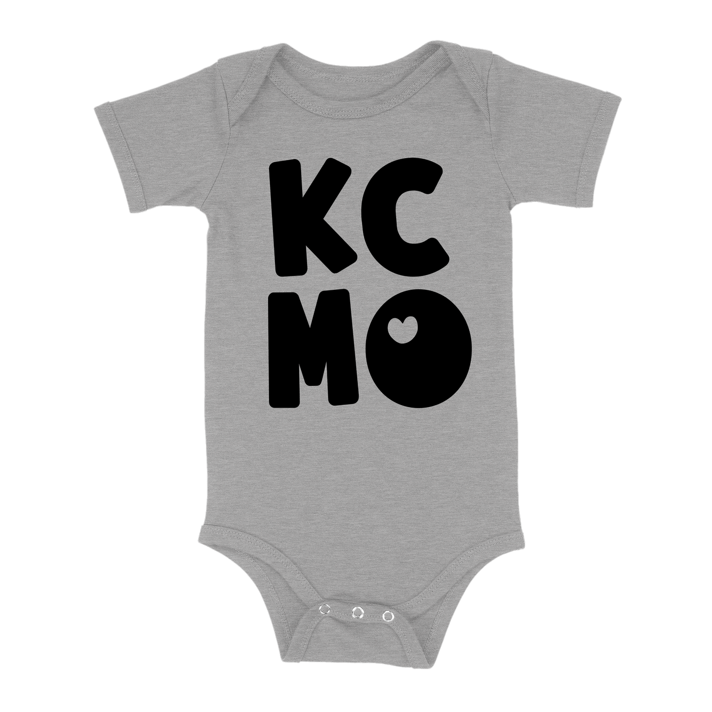 KCMO Baby One Piece | Grey