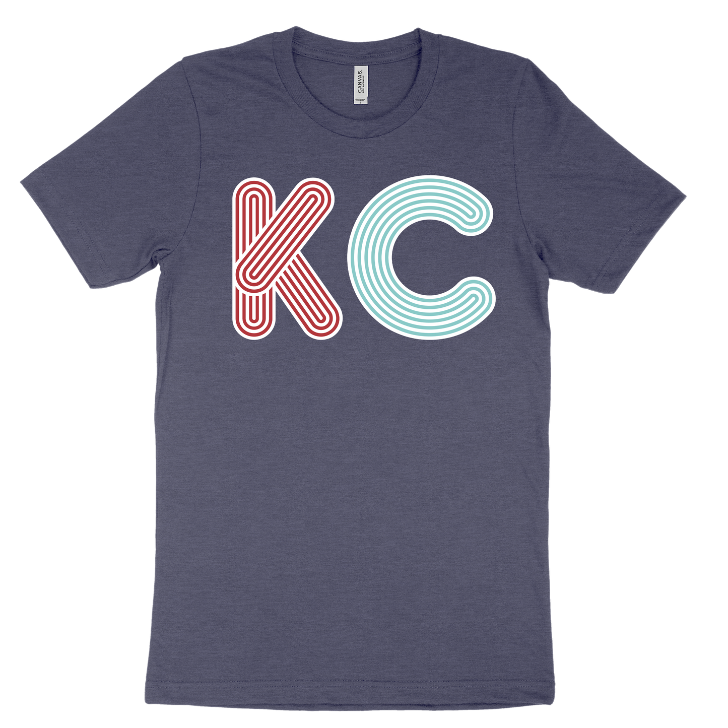 KC Outline Tee - Navy