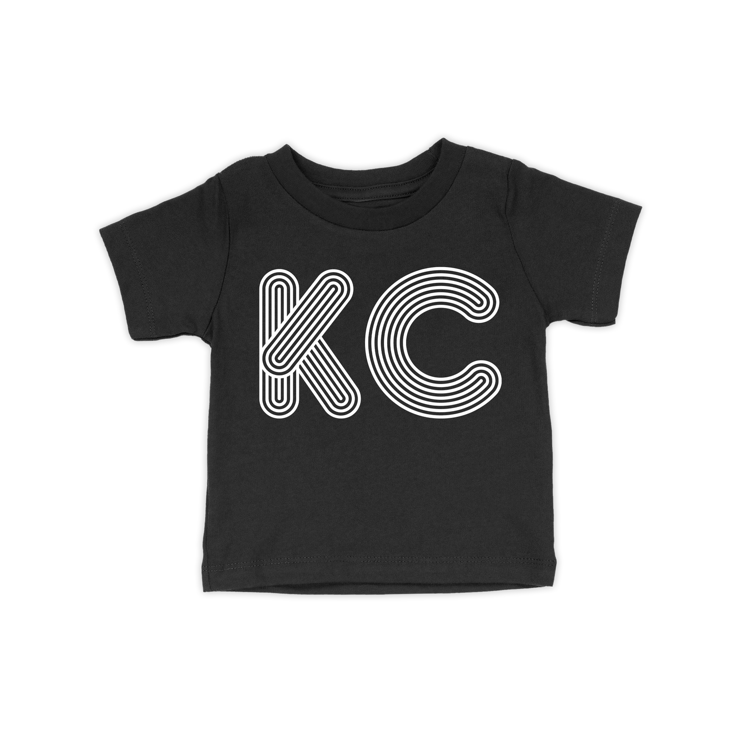 KC Outline Toddler Tee | Black
