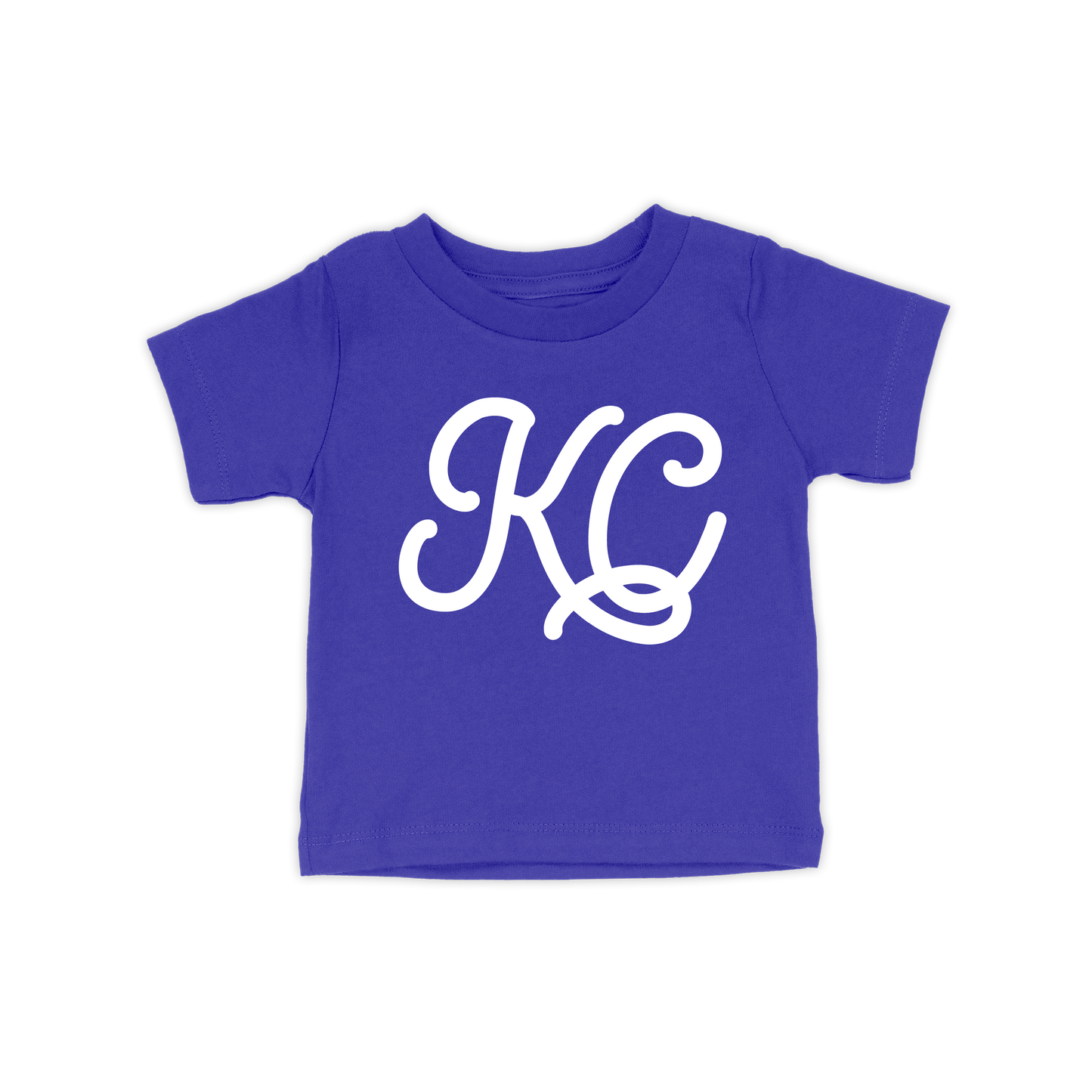 KC Script Toddler Tee | Blue