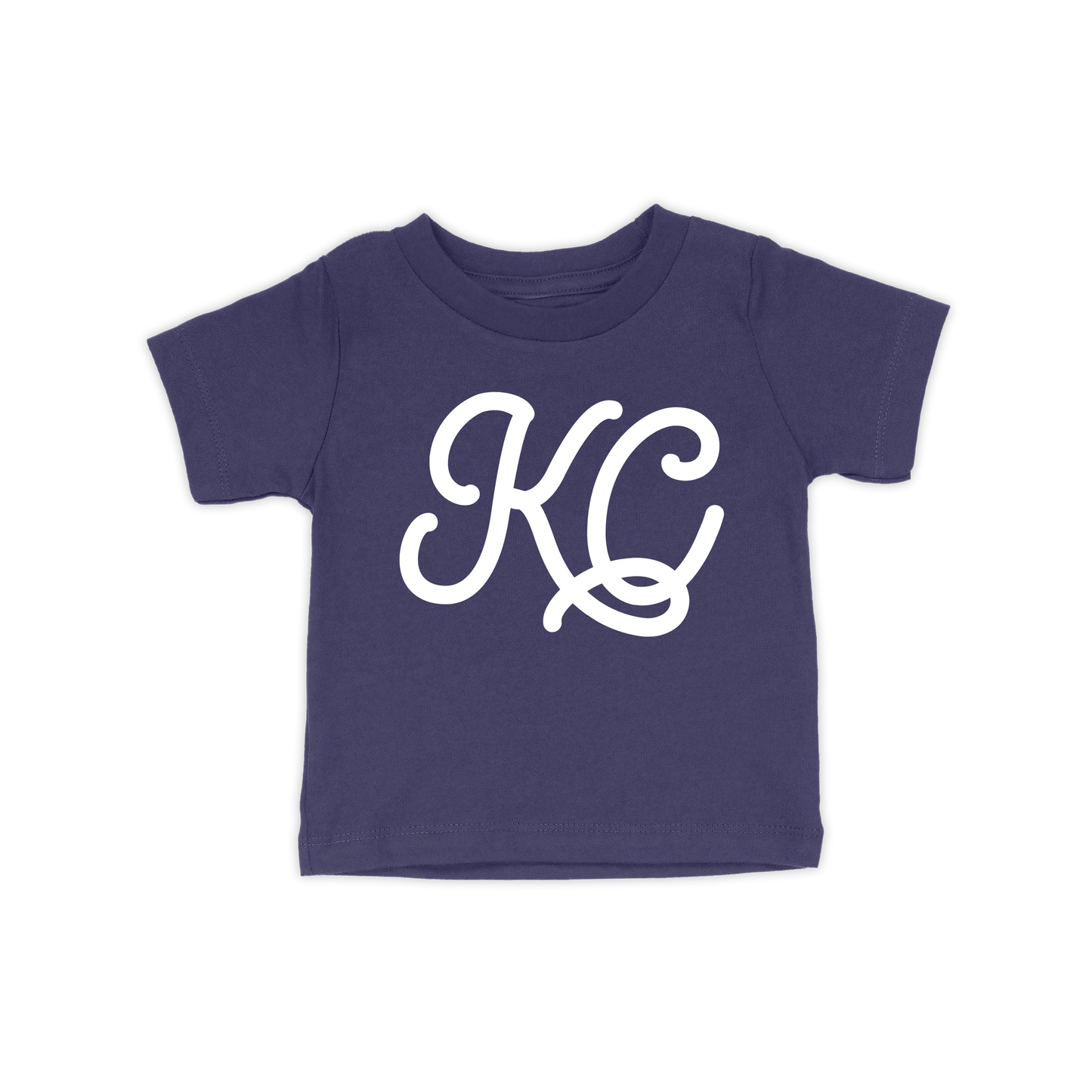 KC Script Toddler Tee | Navy