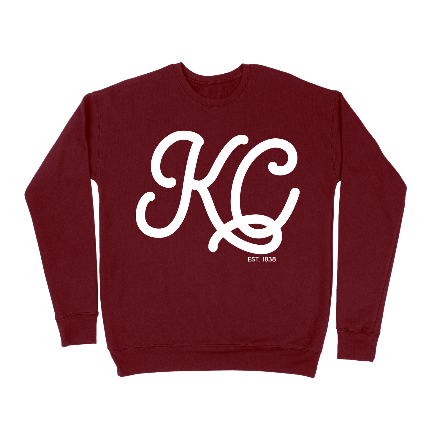 KC EST 1838 Sweatshirt - Maroon