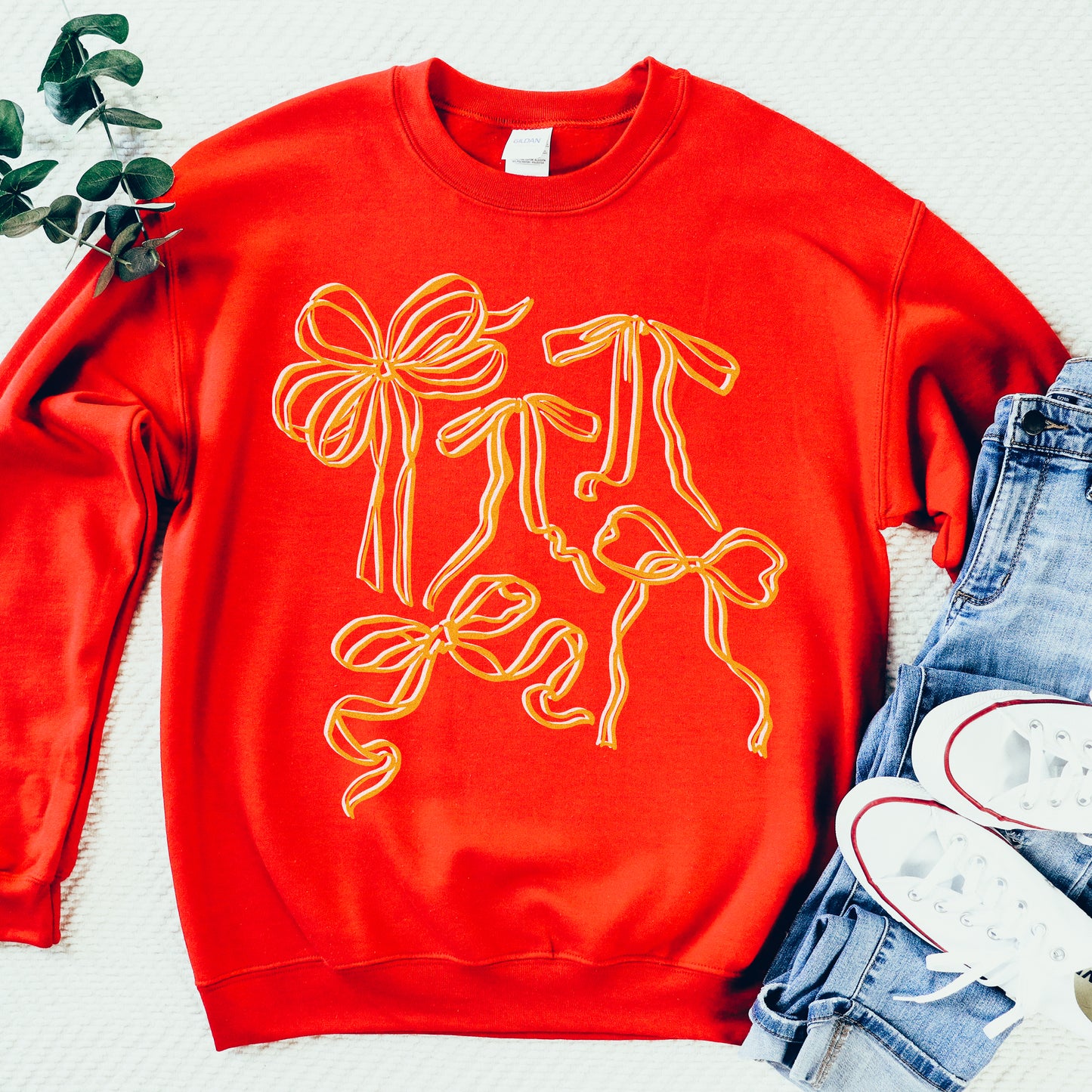 KC Bows Sweatshirt - Red