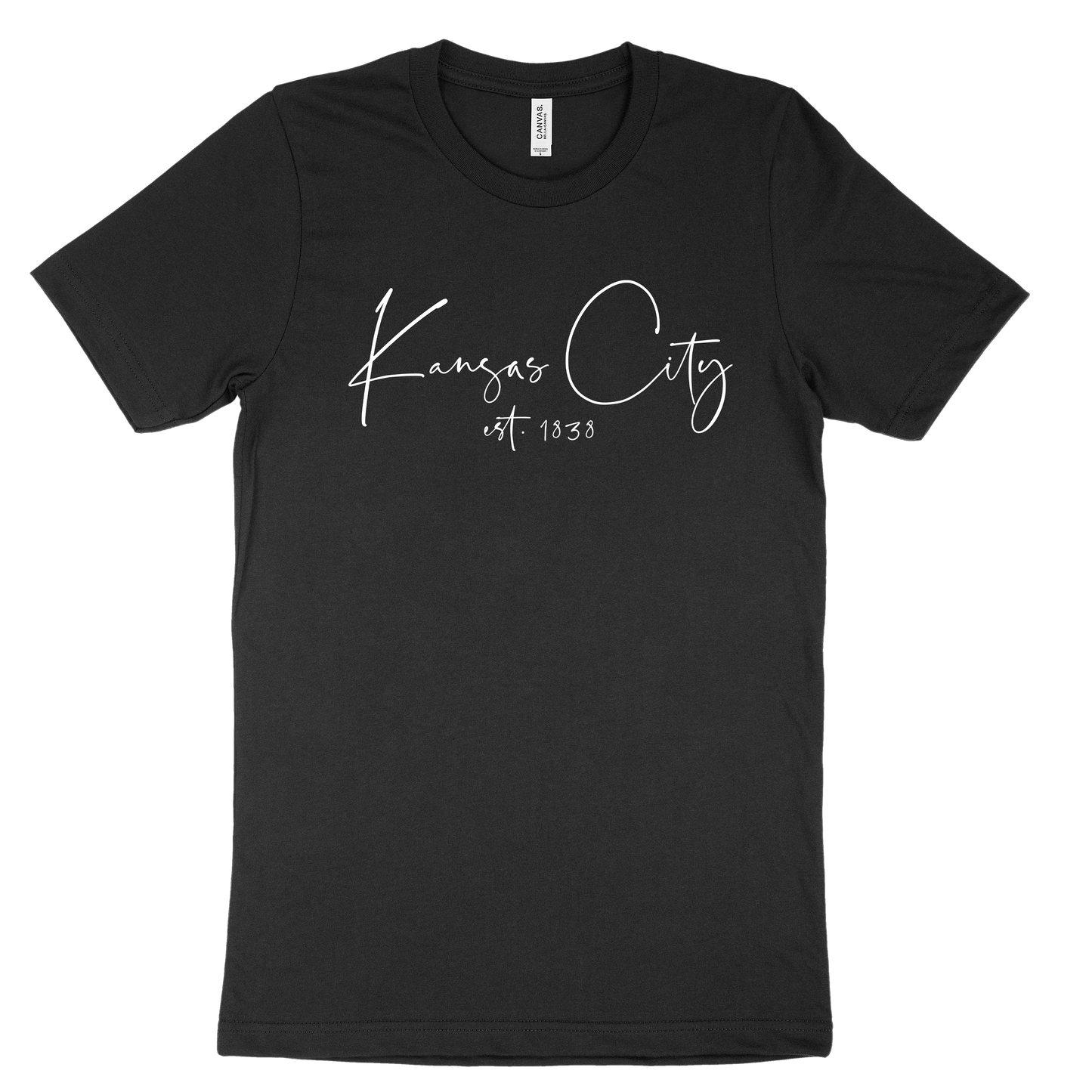 Kansas City EST 1838 Tee - Black