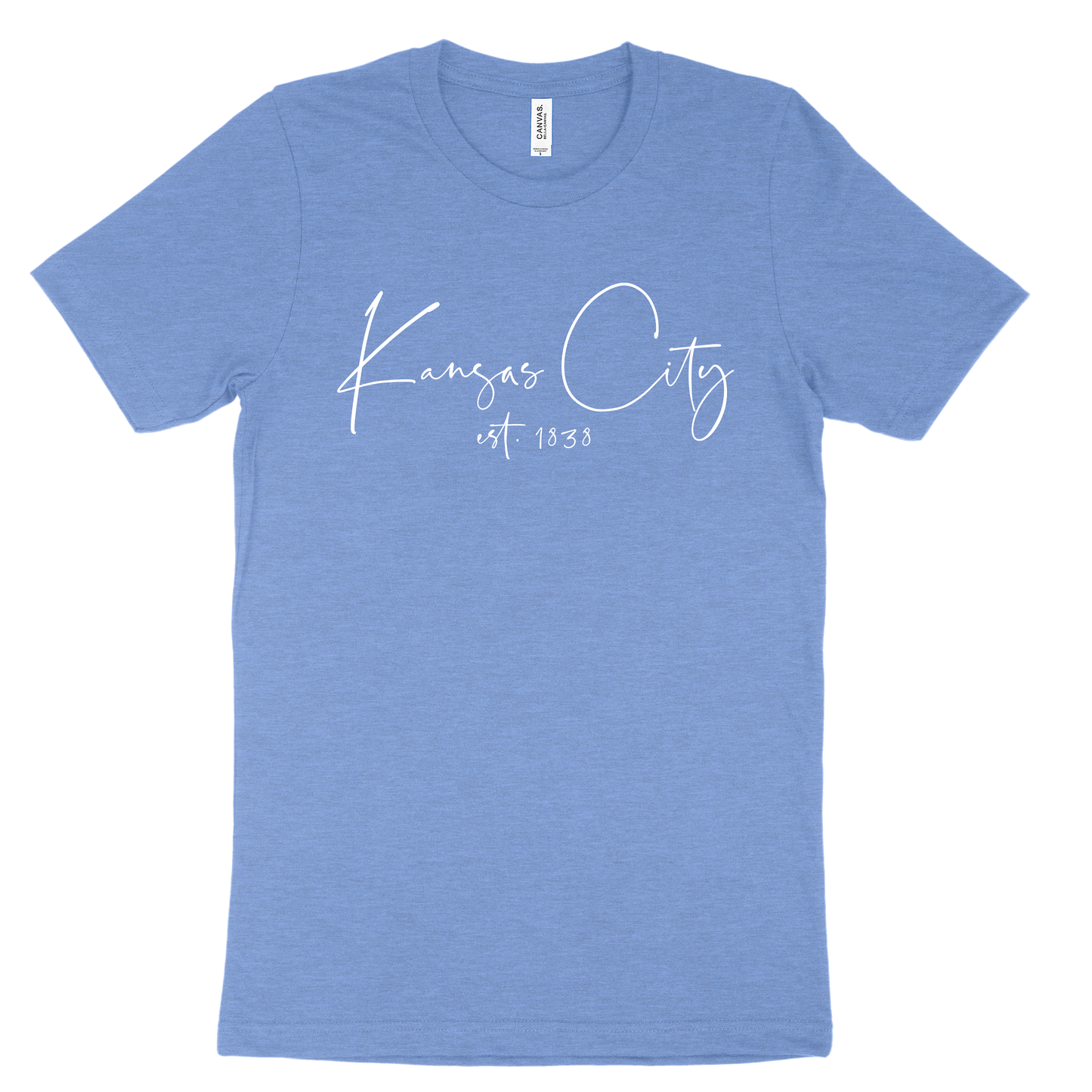 Kansas City EST 1838 Tee - Blue