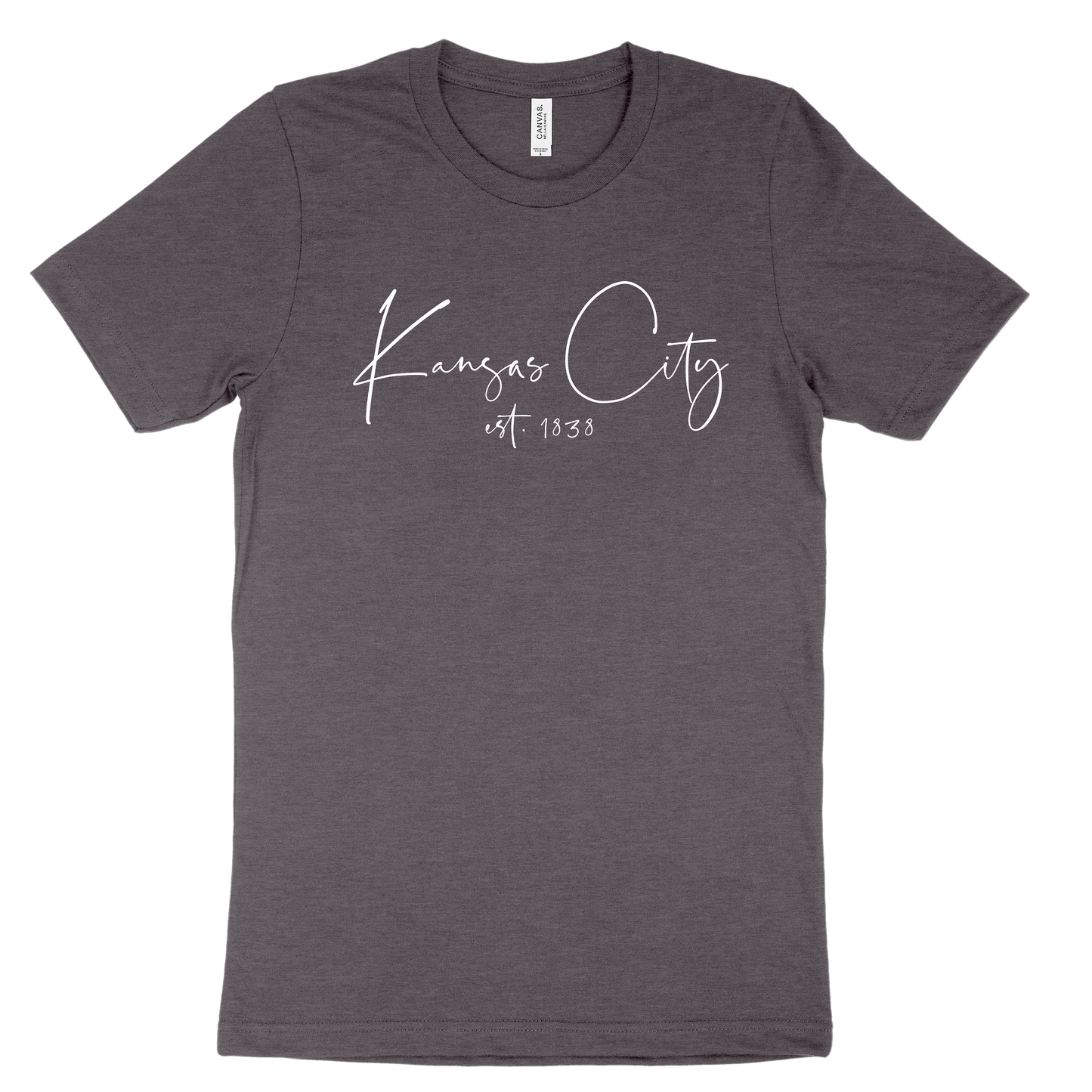 Kansas City EST 1838 Tee - Dark Grey