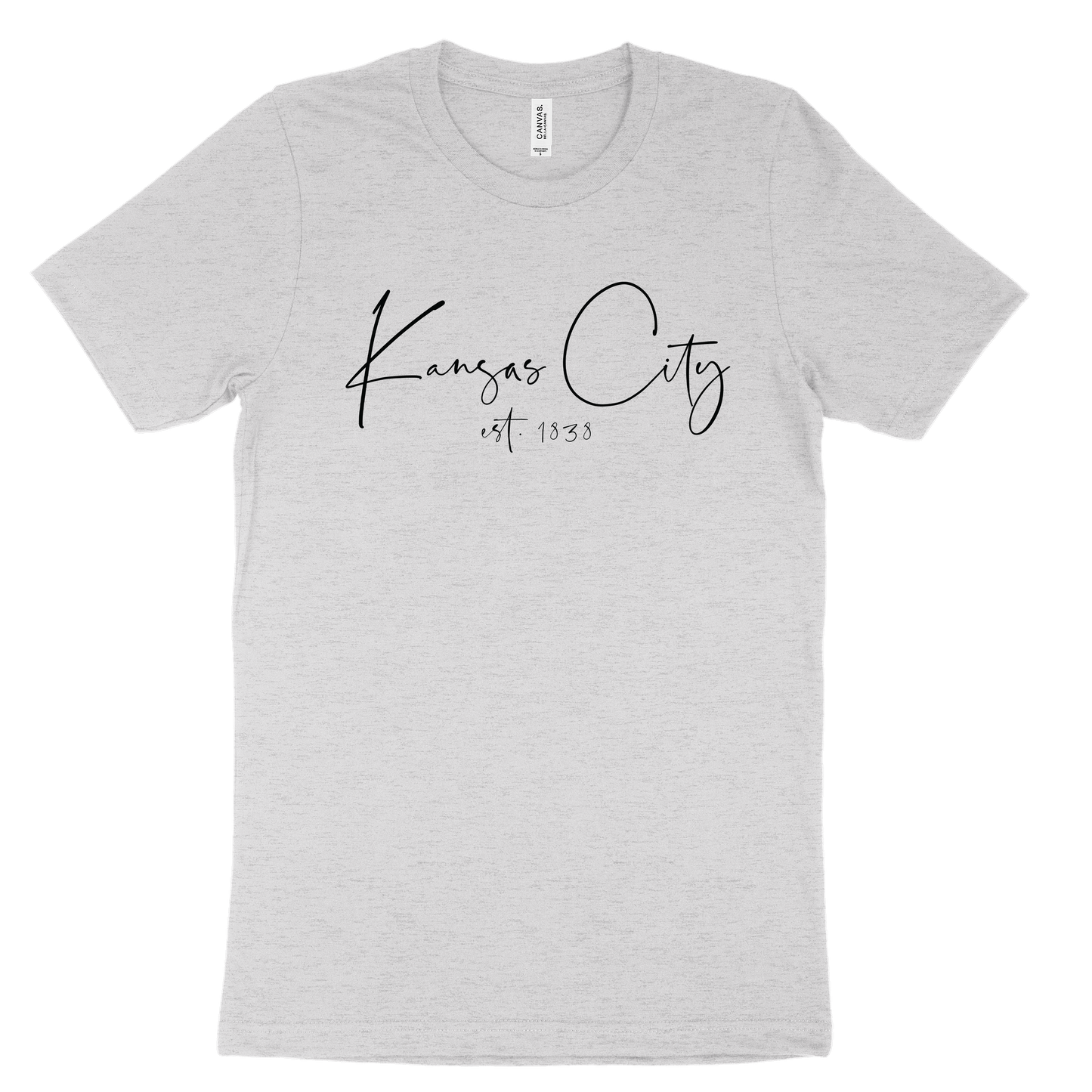 Kansas City EST 1838 Tee - Grey