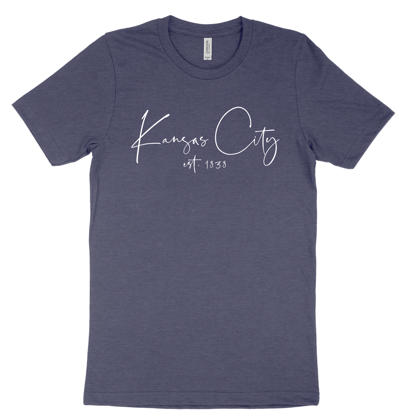 Kansas City EST 1838 Tee - Navy