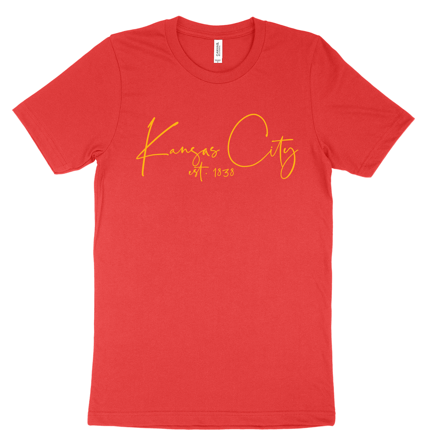 Kansas City EST 1838 Tee - Red