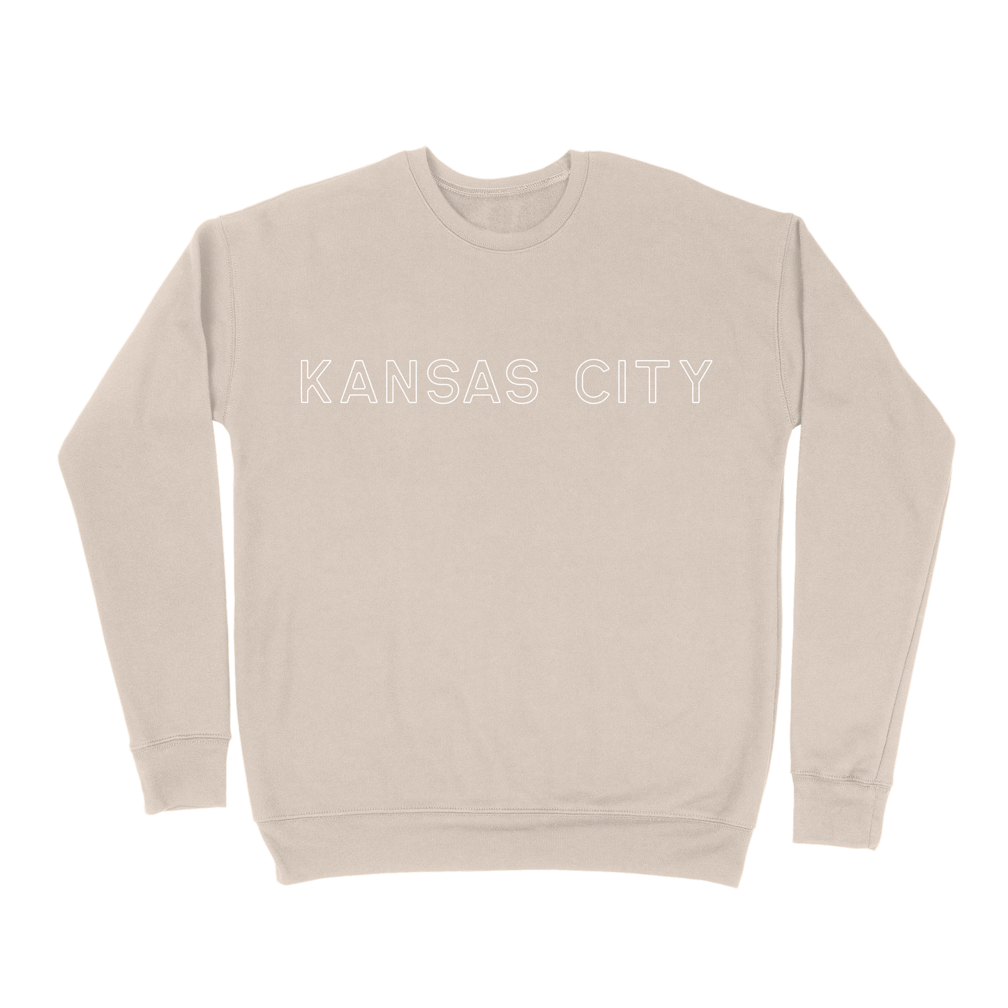 Kansas City Outline Sweatshirt - Sand