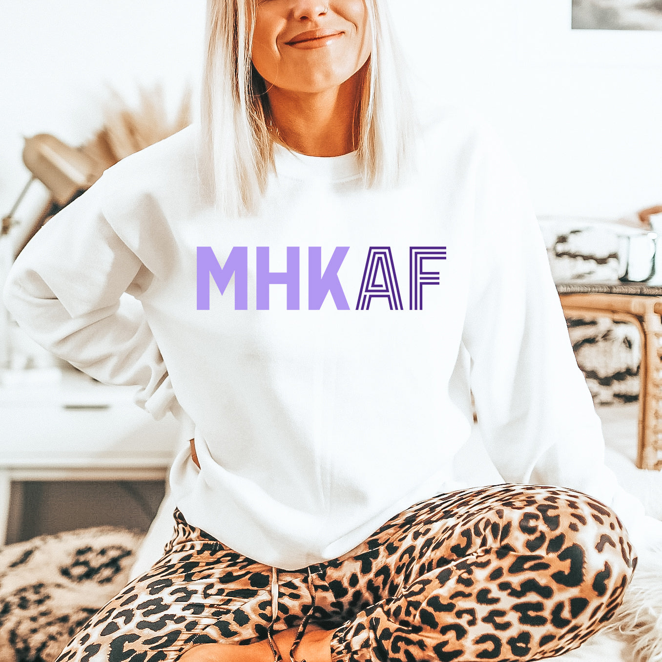 MHKAF Sweatshirt - White