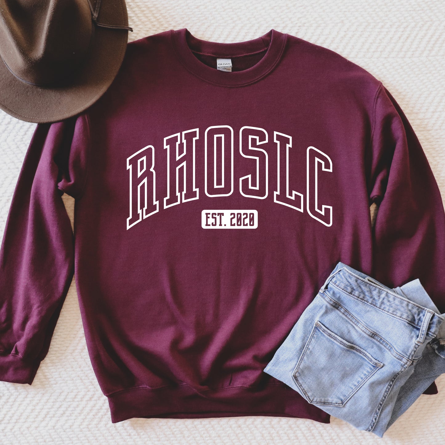 RHOSLC EST 2020 Sweatshirt - Maroon