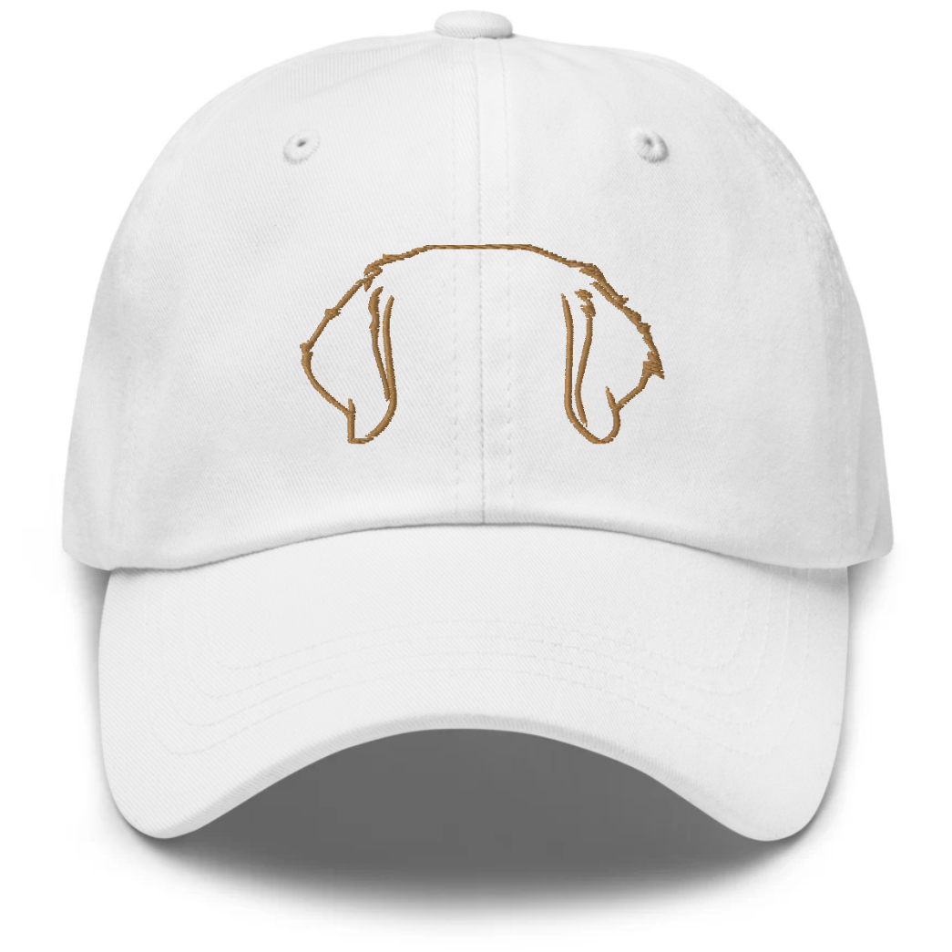 Golden Retriever Dog Ears Dad Hat - Multi