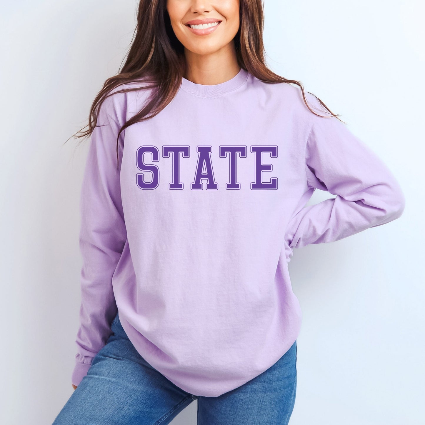 State CC Long Sleeve - Orchid