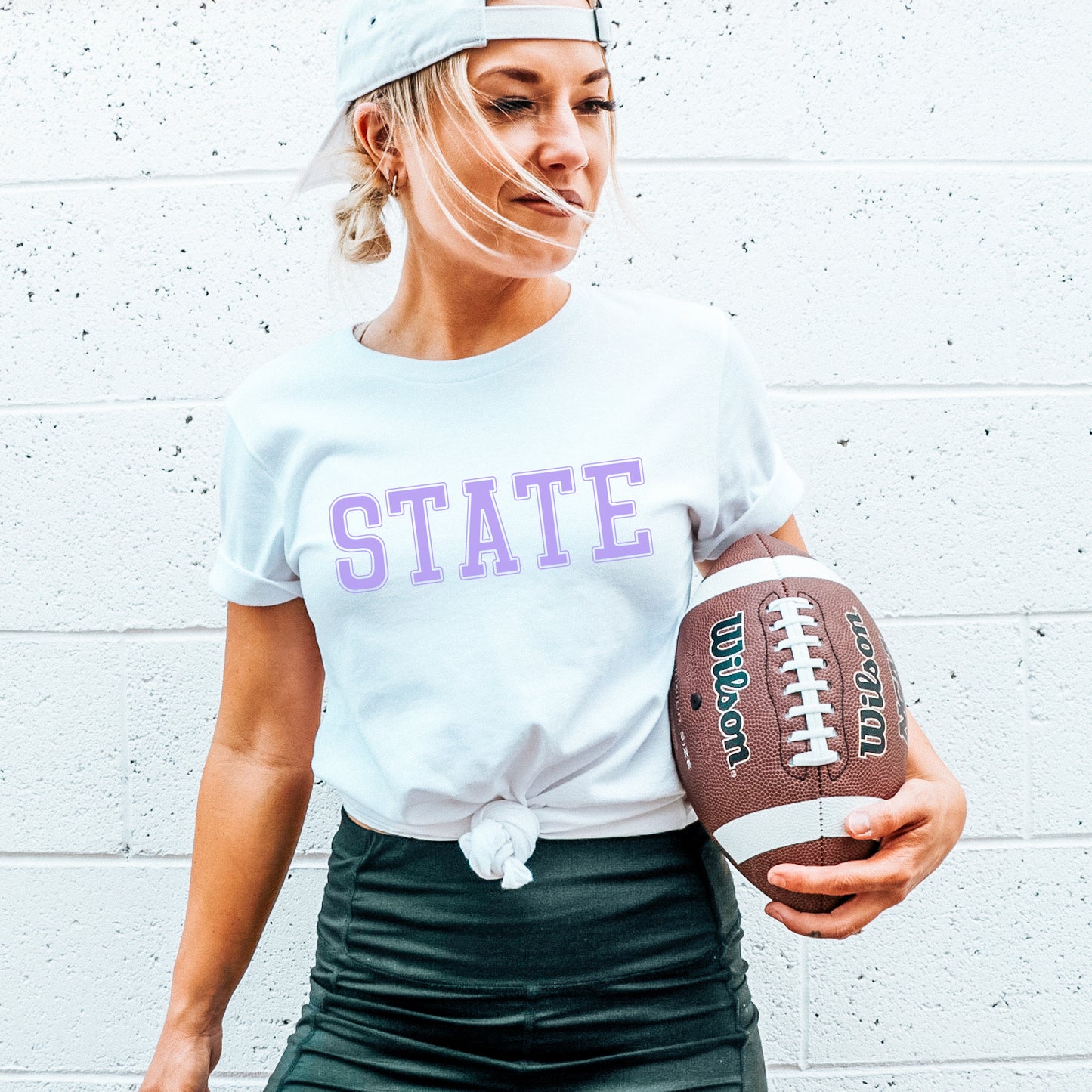 State Tee - White