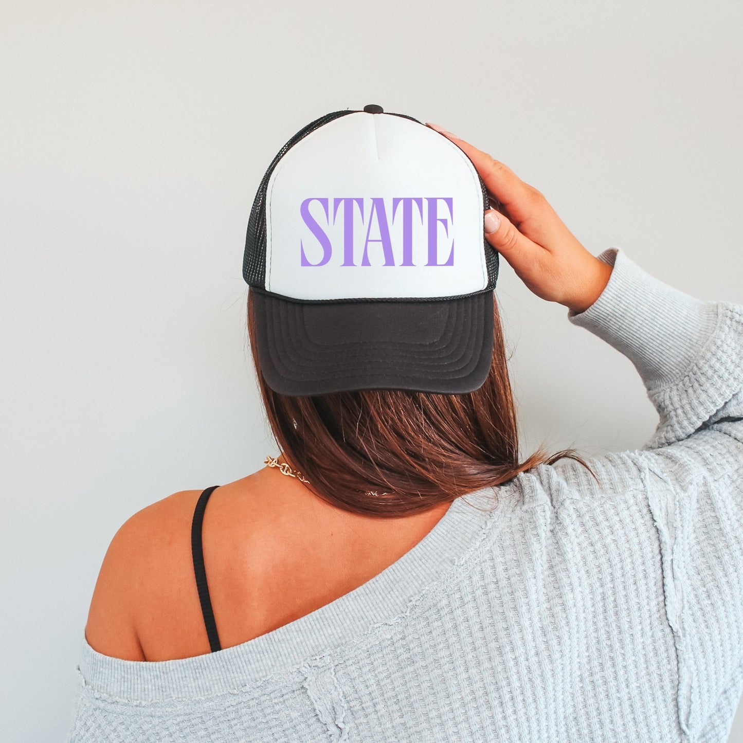 State Trucker - Black/White