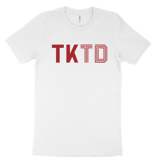 TKTD Tee - White Red