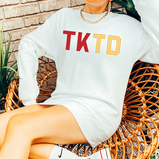 TKTD Sweatshirt - White Multi