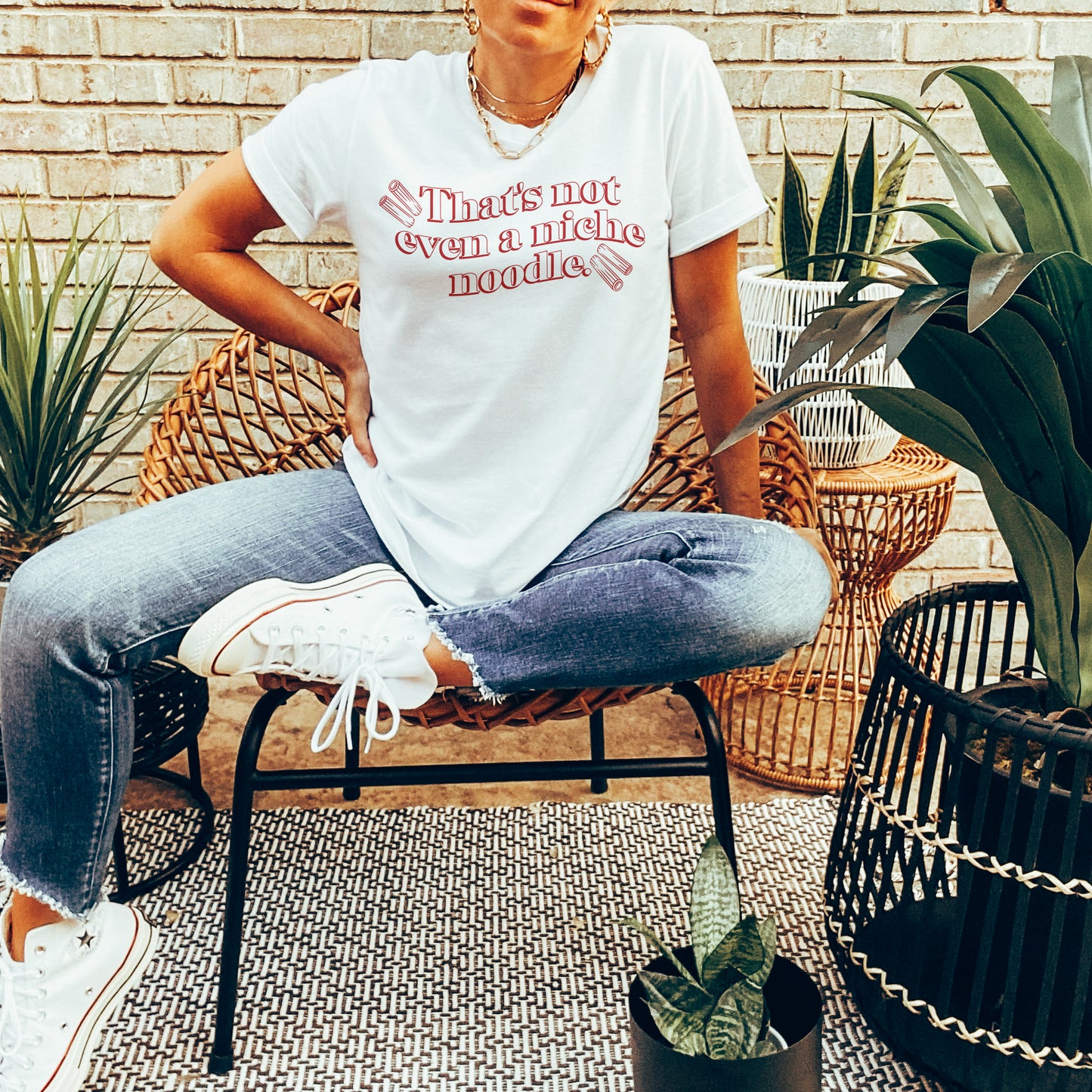 That's Not Even A Niche Noodle Tee - White