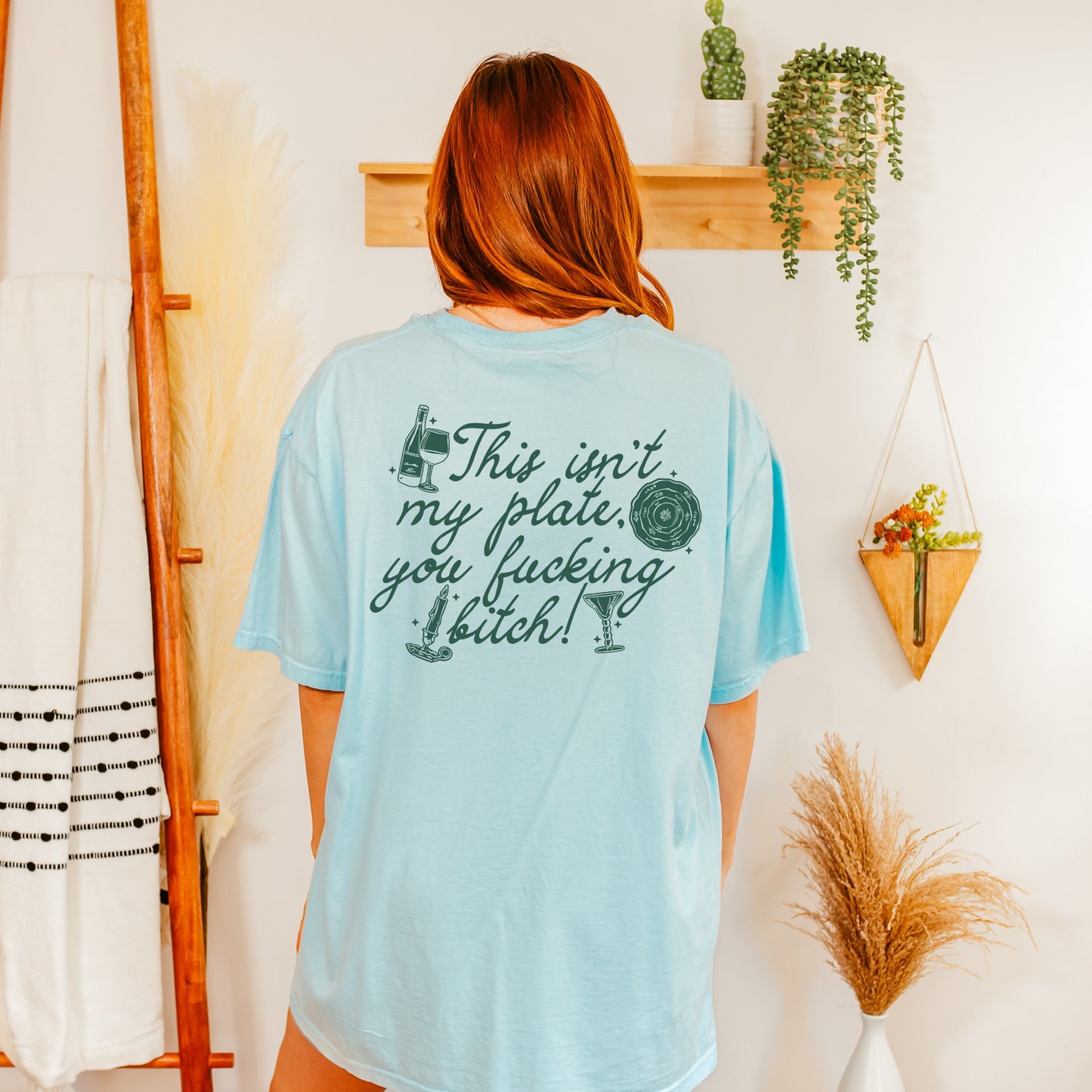 The Quiet Woman CC Tee | Chambray