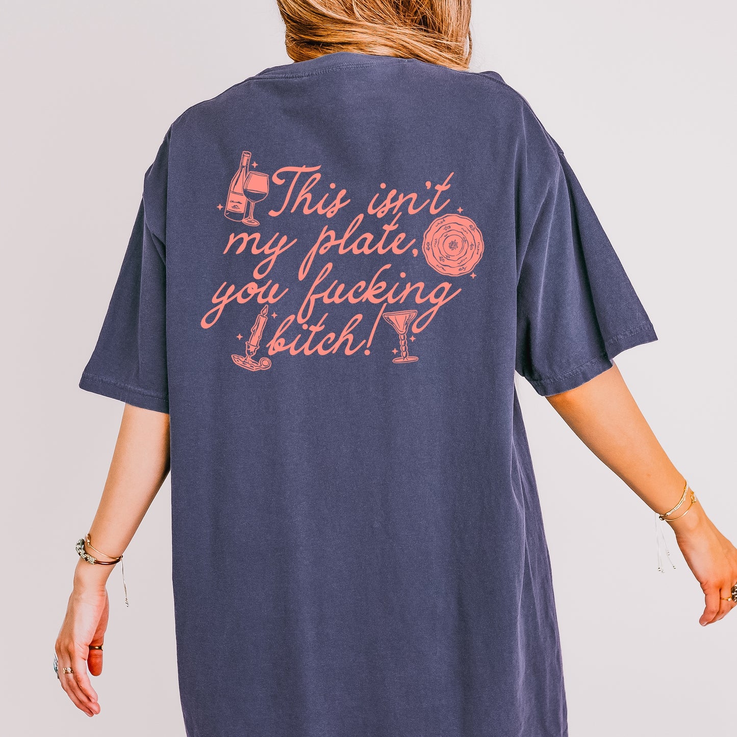 The Quiet Woman CC Tee | Denim