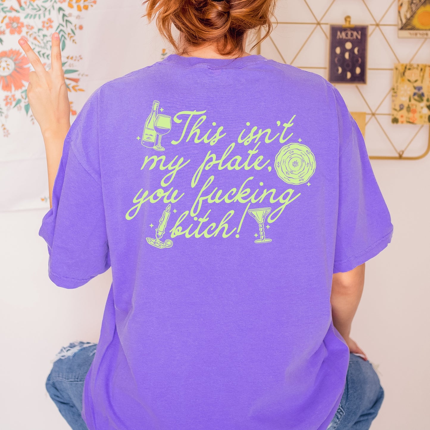 The Quiet Woman CC Tee | Violet