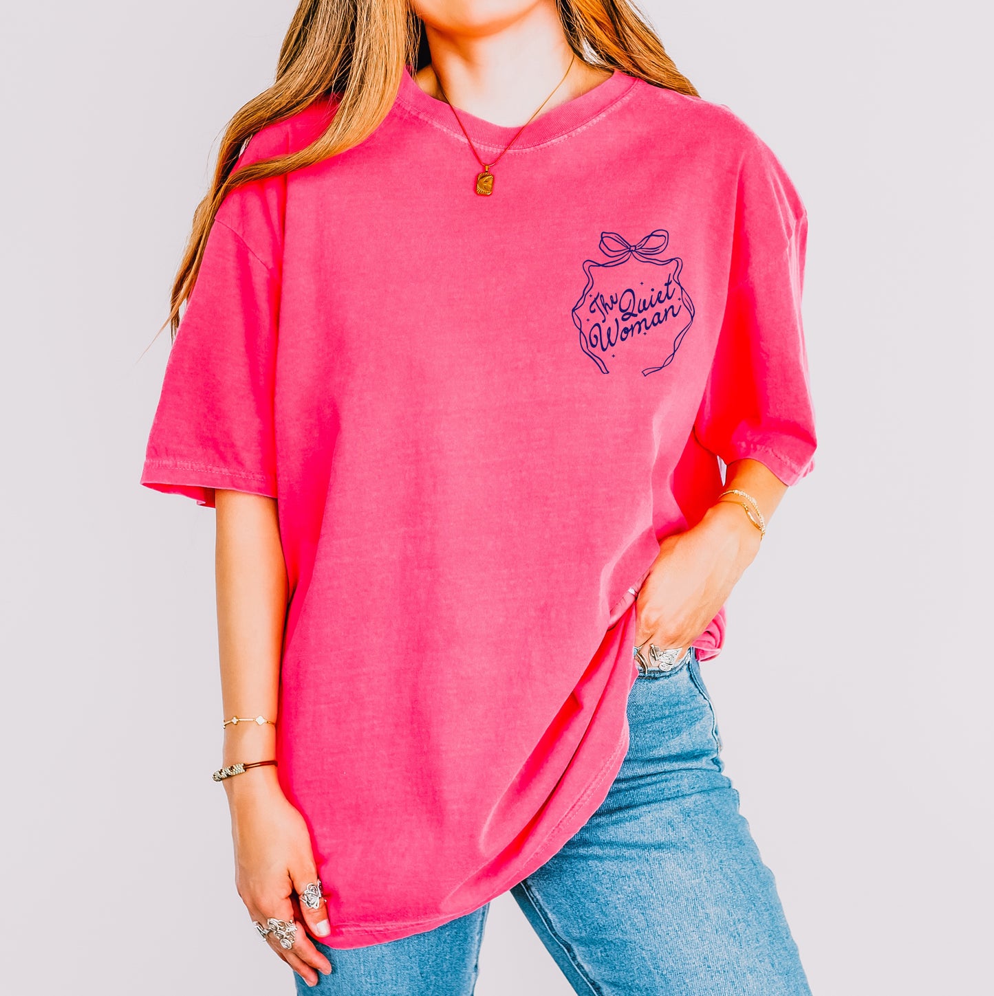 The Quiet Woman CC Tee | Crunchberry