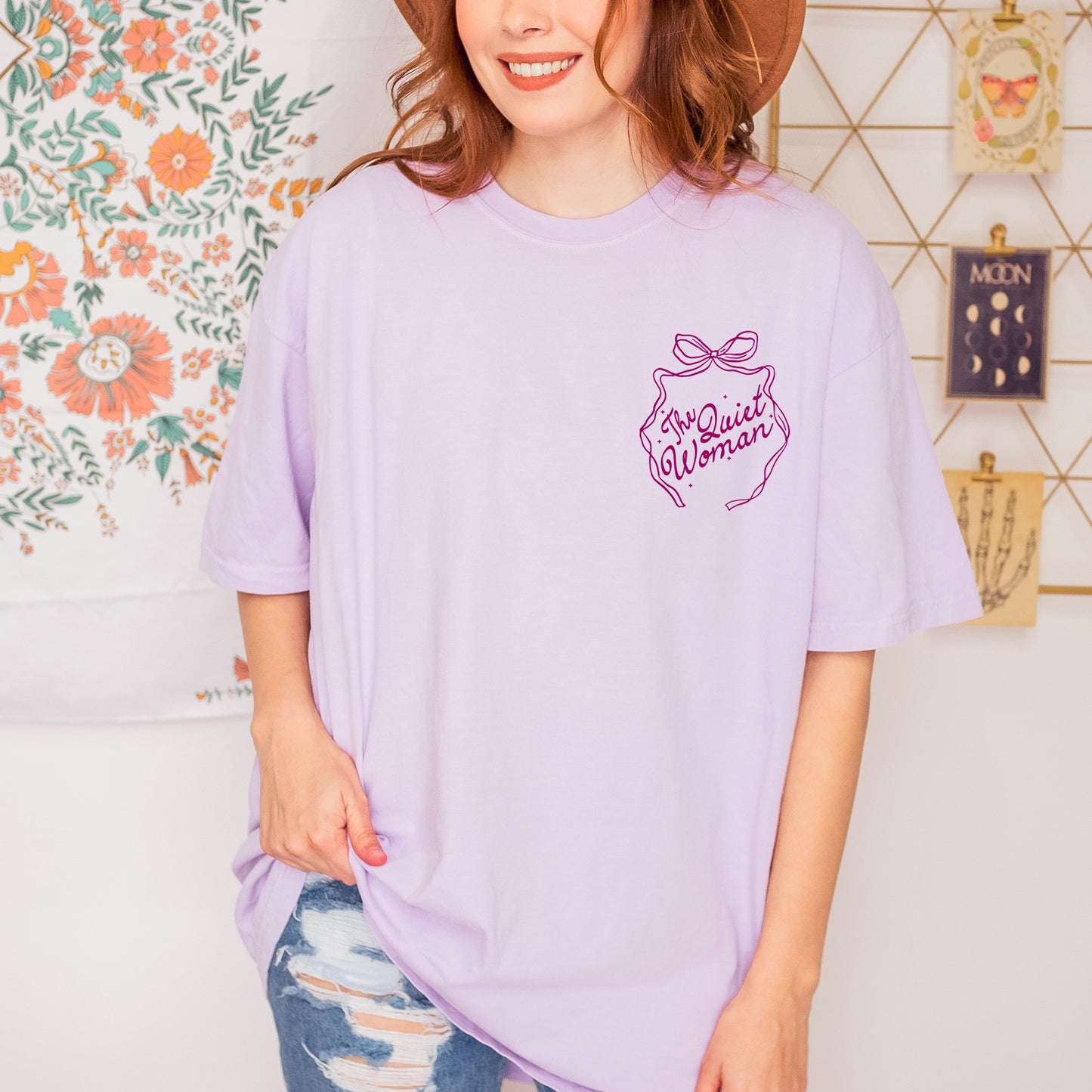 The Quiet Woman CC Tee | Orchid