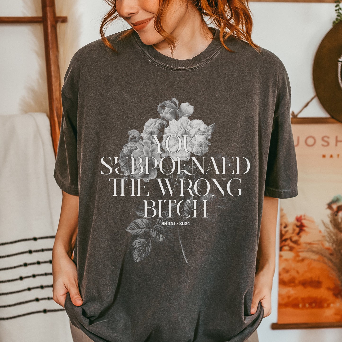 You Subpoenaed The Wrong Bitch CC Tee | Pepper